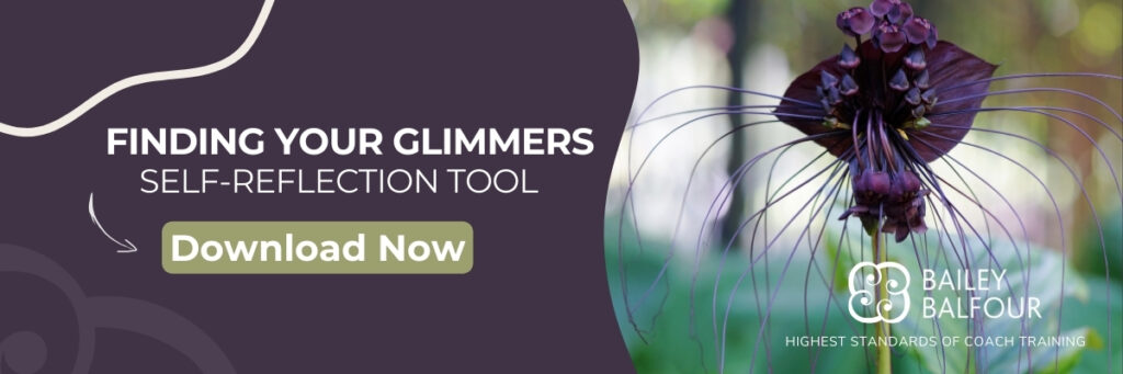 glimmers - self reflection tool